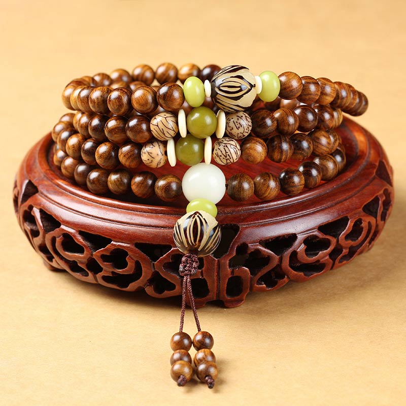 ShaoLin Rosewood Mala Protection Calm Bracelet