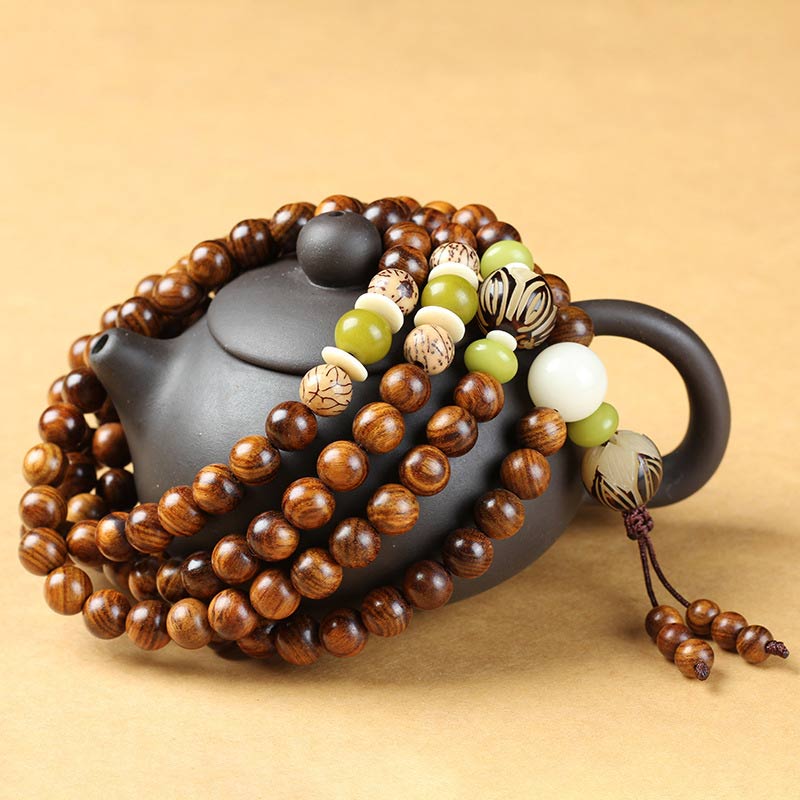 ShaoLin Rosewood Mala Protection Calm Bracelet