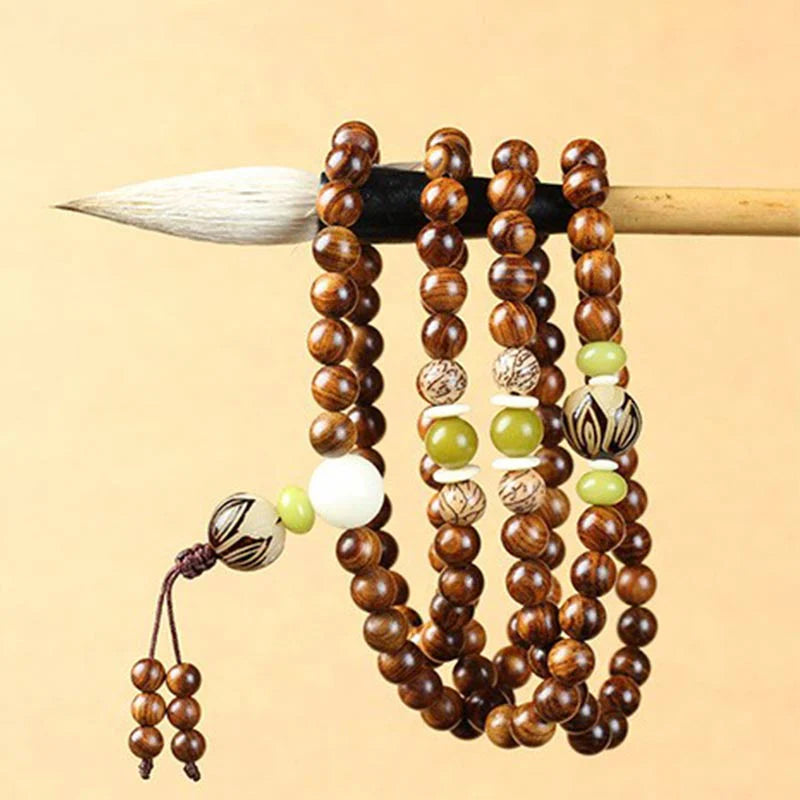 ShaoLin Rosewood Mala Protection Calm Bracelet