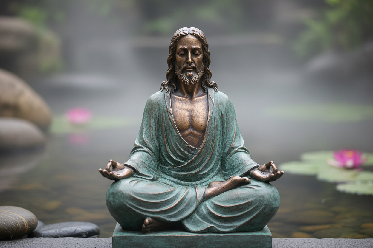 Cultural Significance of Jesus Meditating Statue