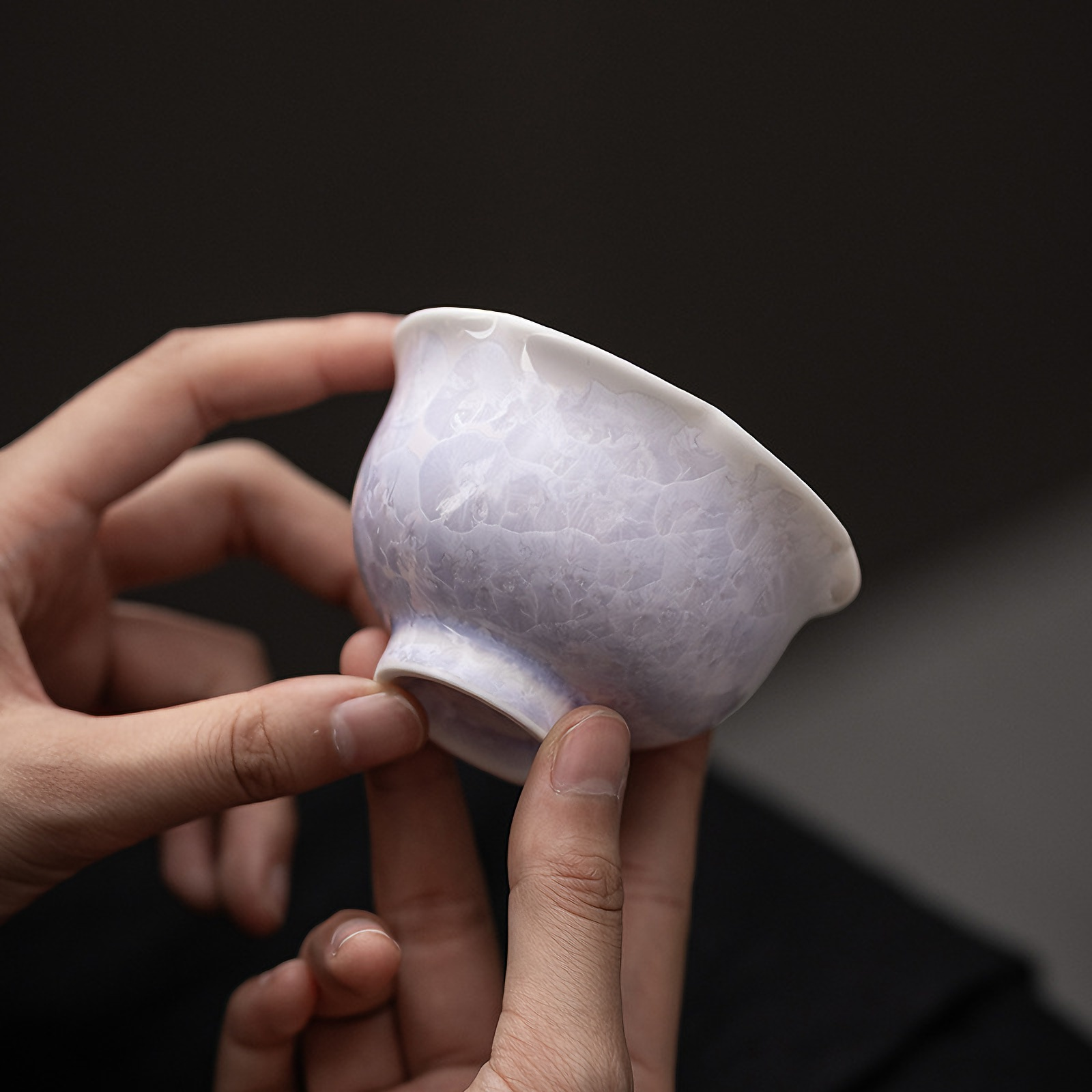 少林窯変結晶釉名家茶杯（各種）- 特製ギフトボックス入り
