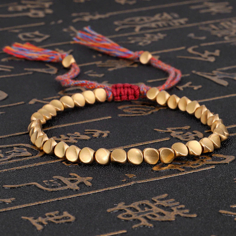 ShaoLin Copper Beads Healing Luck Bracelet - ShaolinMart