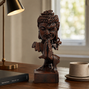 Harmony in Chaos: The Tan-Brown “Peace & Strength” Sandstone Sculpture