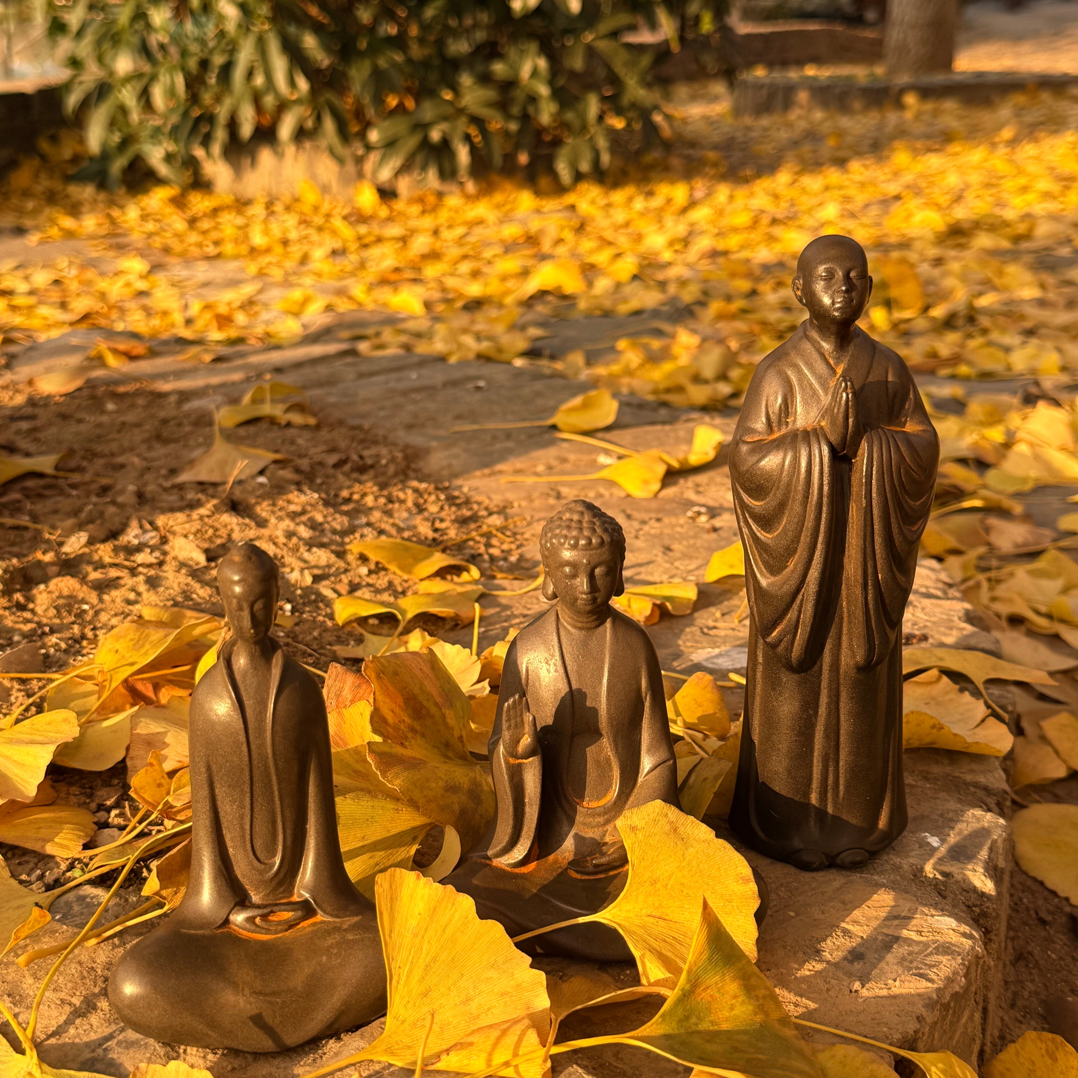 Iron Buddha Statue – Reclaimed Shaolin Iron for Mindfulness & Inner Peace | Free Shipping