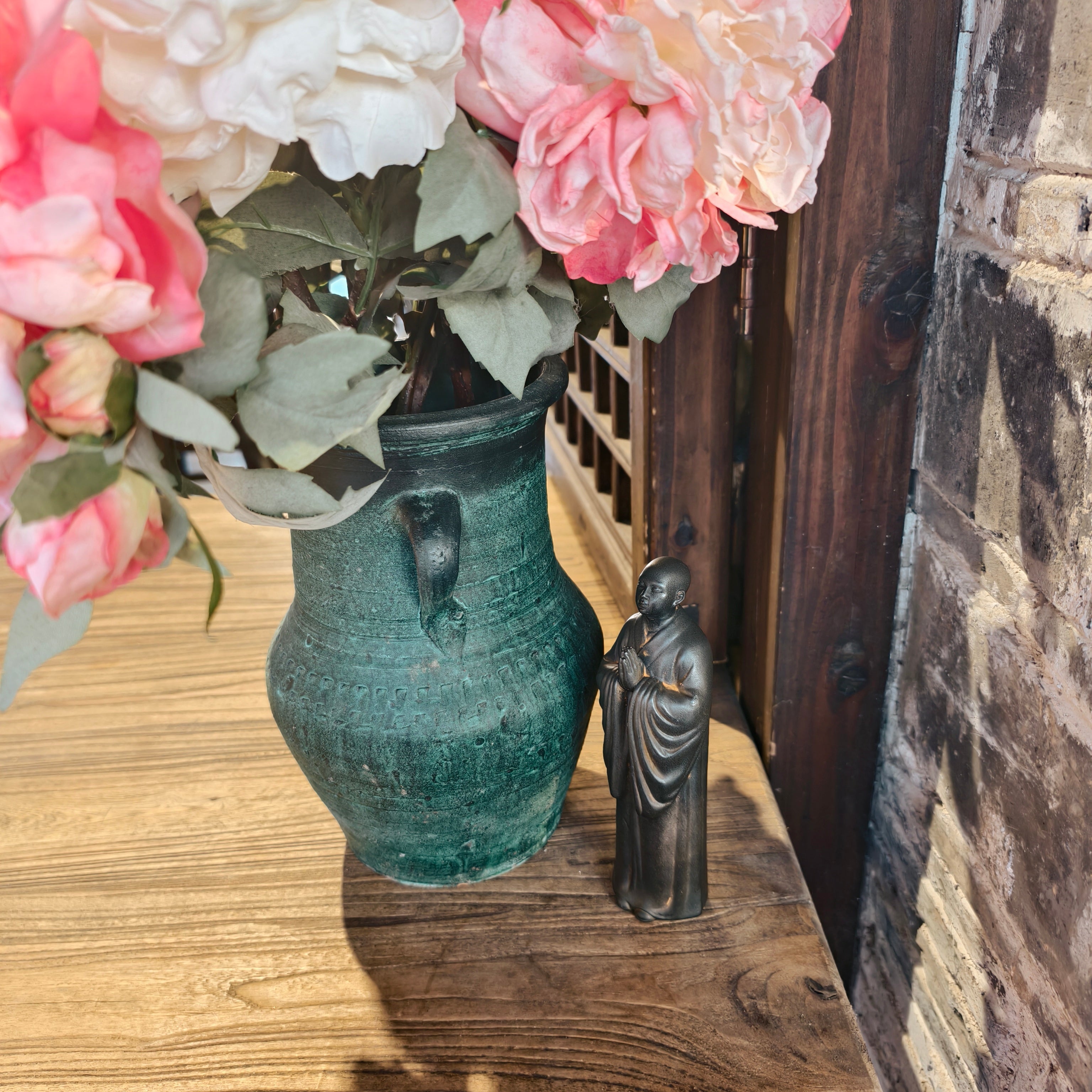 Iron Buddha Statue – Reclaimed Shaolin Iron for Mindfulness & Inner Peace | Free Shipping