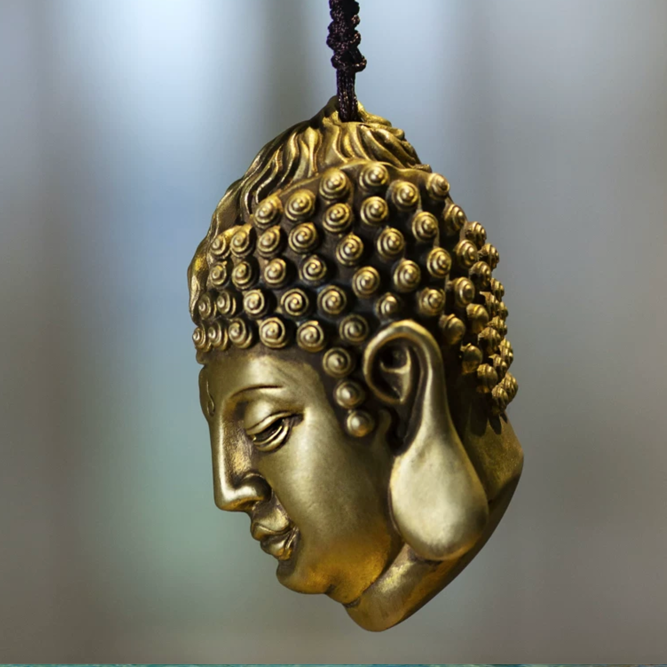 "Harmony in Chaos" Solid Brass Buddha & Demon EDC Pocket Sculpture – Premium Lost-Wax Cast Refined Copper Palm Fidget & Executive Stress-Relief Artifact