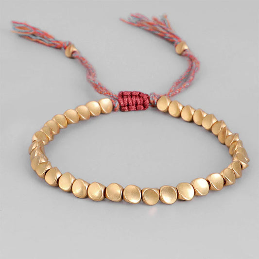 ShaoLin Copper Beads Healing Luck Bracelet