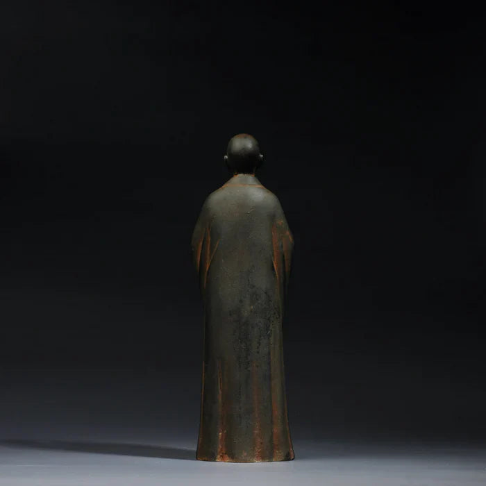 Iron Buddha Statue – Reclaimed Shaolin Iron for Mindfulness & Inner Peace | Free Shipping