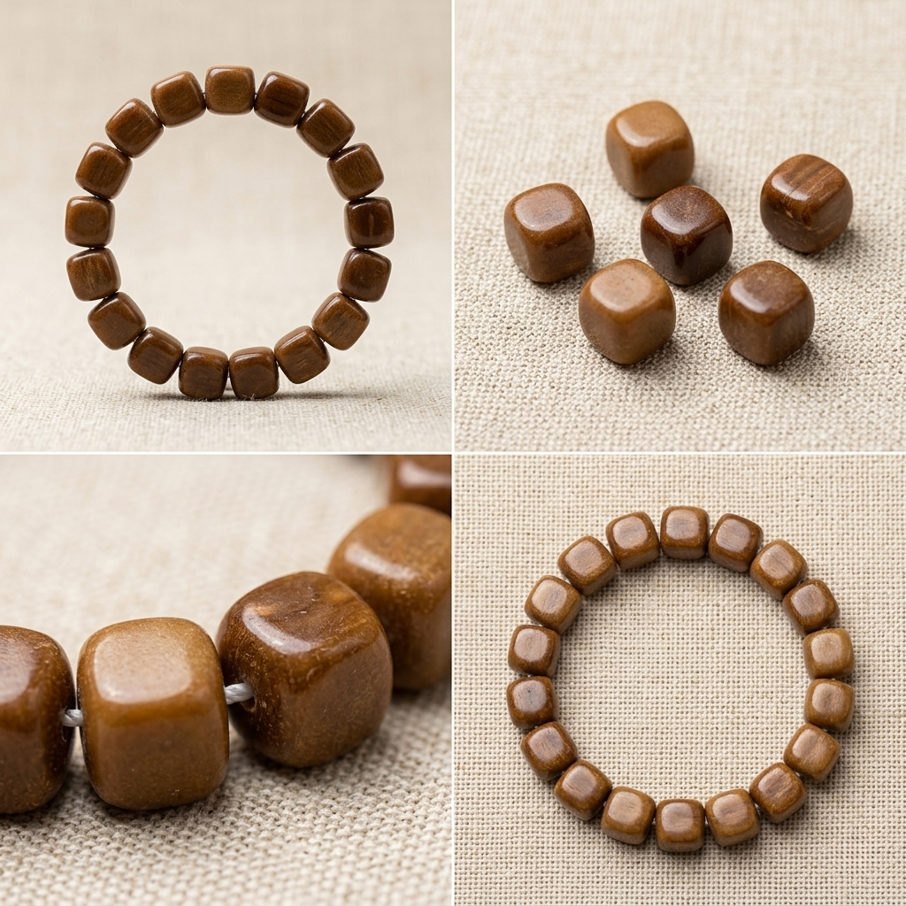 Hexagonal Kuk Bodhi Bracelet – Handcrafted 8mm Bodhi Seed Bracelet