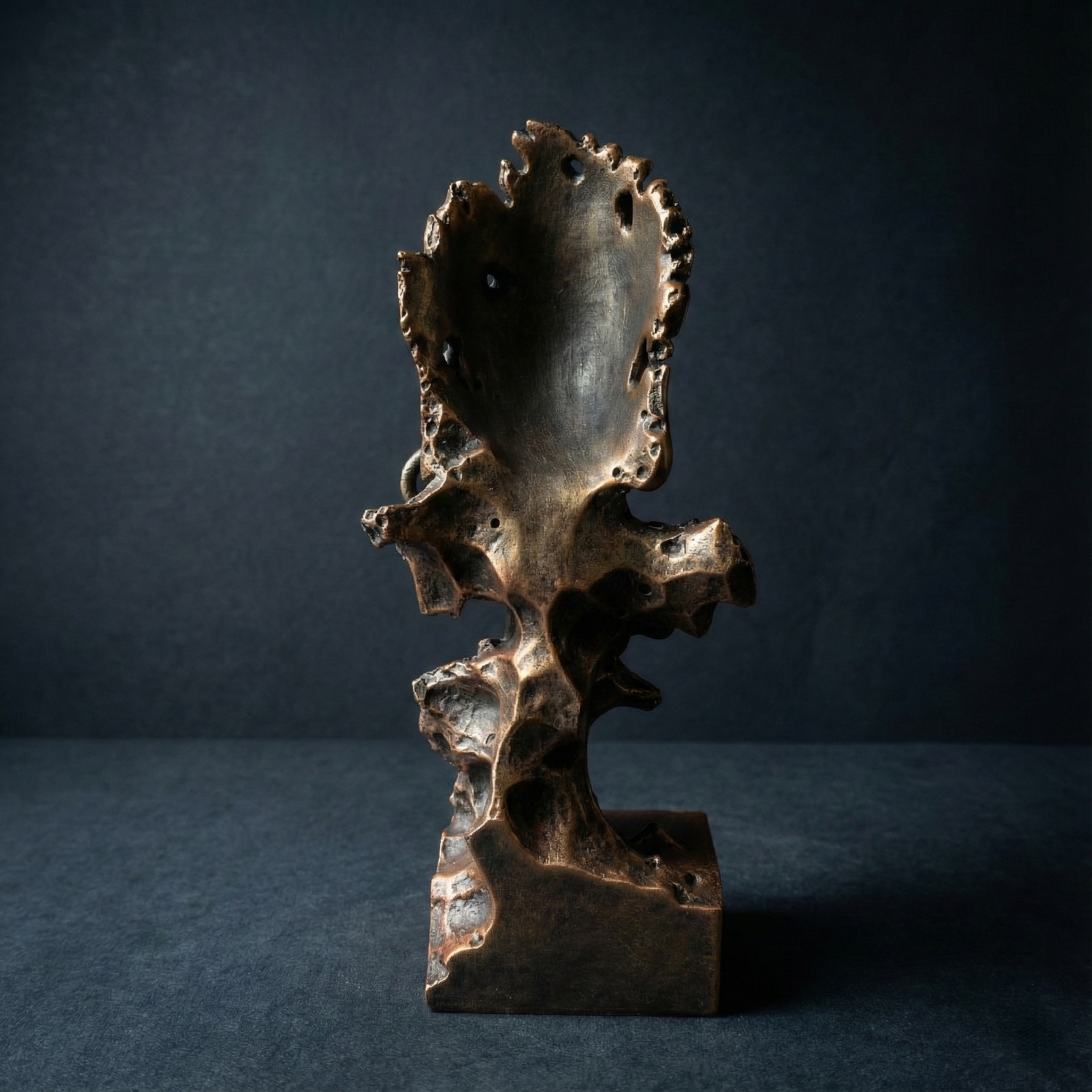 Harmony in Chaos: The "Peace & Strength" Sandstone Sculpture