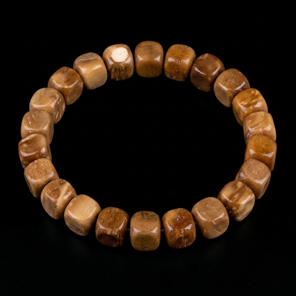 Hexagonal Kuk Bodhi Bracelet – Handcrafted 8mm Bodhi Seed Bracelet