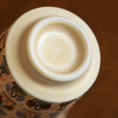Shaolinmart "Mogao Thousand Faces" Porcelain Master Cup – High-Fire Artisanal Ceramic Tea & Coffee Tumbler