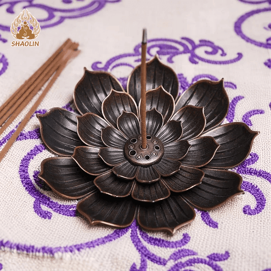ShaoLin Creative Six-hole Lotus Incense Burner2