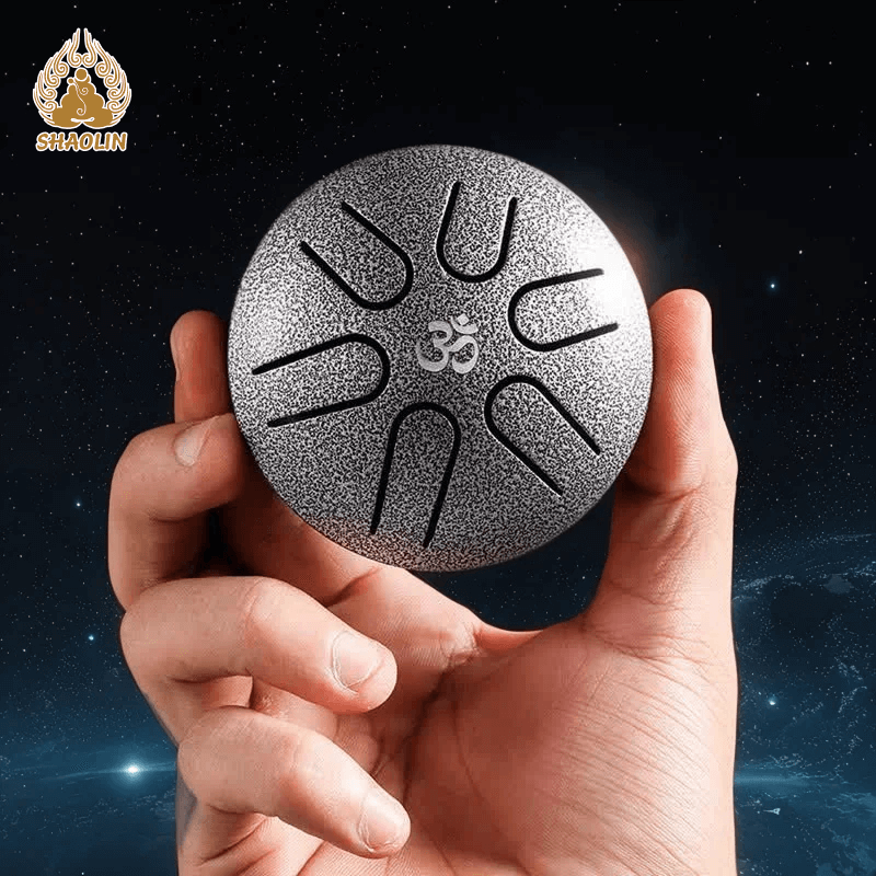 ShaoLin Mini Steel Tongue Drum 3 Inch Sound Healing Drum Kit - ShaolinMart