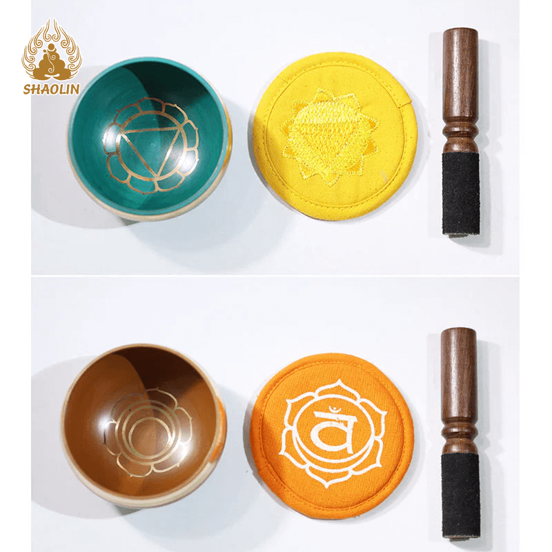 Shaolin Sound Bowl Handcrafted for Chakra Healing and Mindfulness Meditation Singing Bowl Set15
