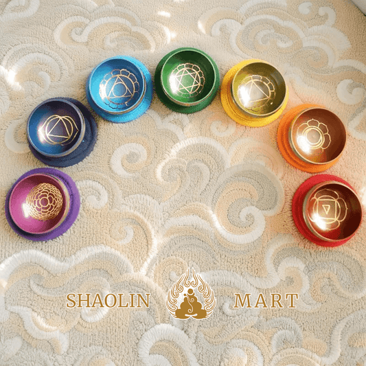 Shaolin Sound Bowl Handcrafted for Chakra Healing and Mindfulness Meditation Singing Bowl Set2