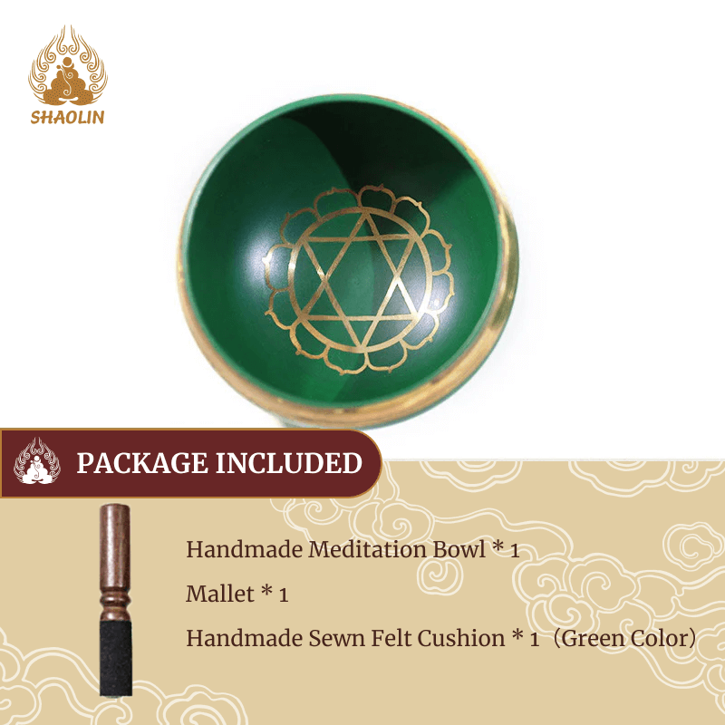 Shaolin Sound Bowl Handcrafted for Chakra Healing and Mindfulness Meditation Singing Bowl Set6