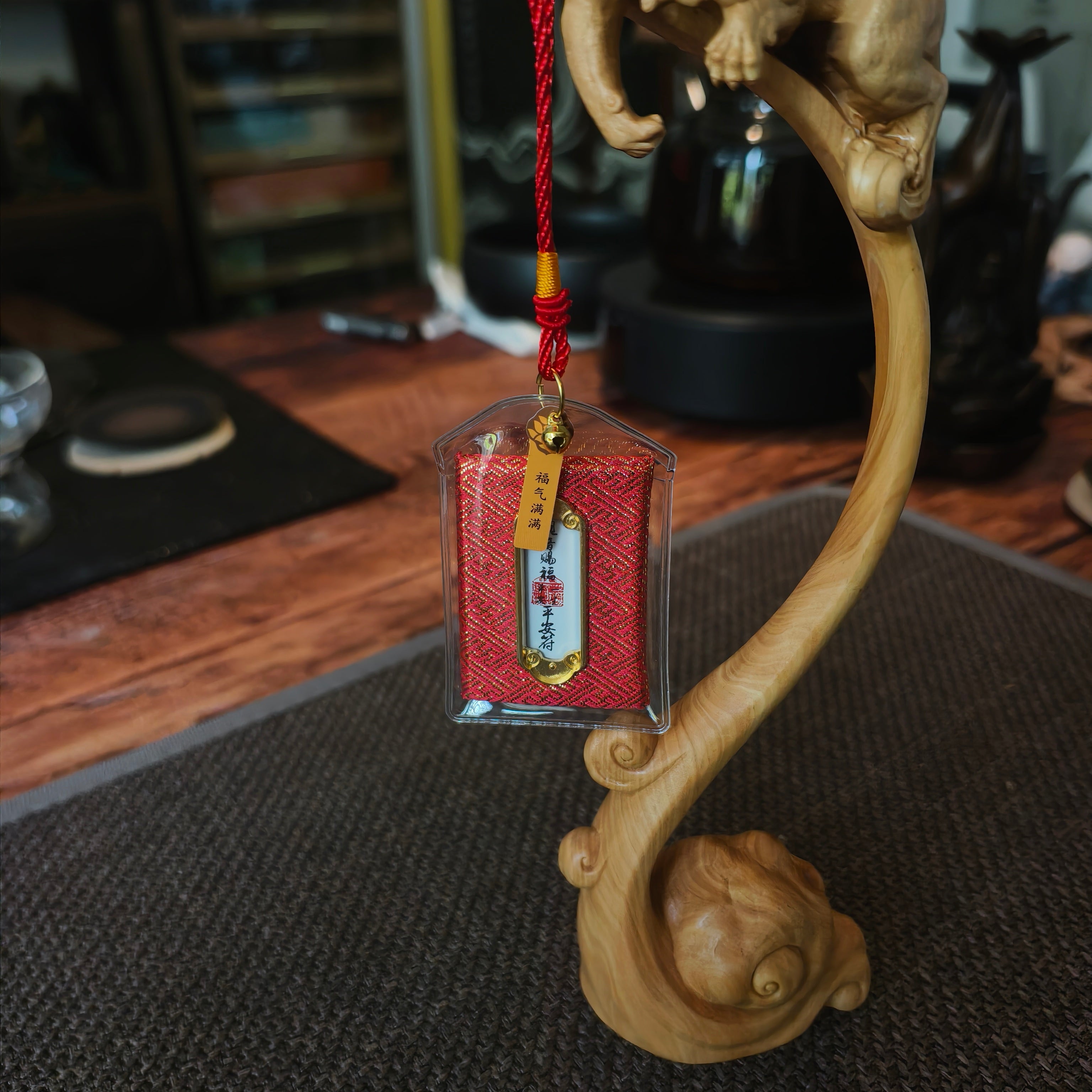Ping An Fu Amulet (Hand-Folded Omamori) — A Gift of Peace (Not for Sale)