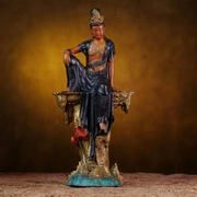 Original Cast Copper Water Moon Guan yin Centerpiece for Home